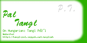 pal tangl business card